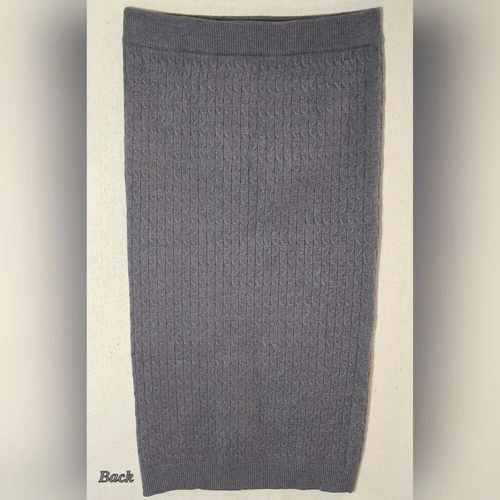 Heartloom Cable Knit Pencil Skirt Womens Medium